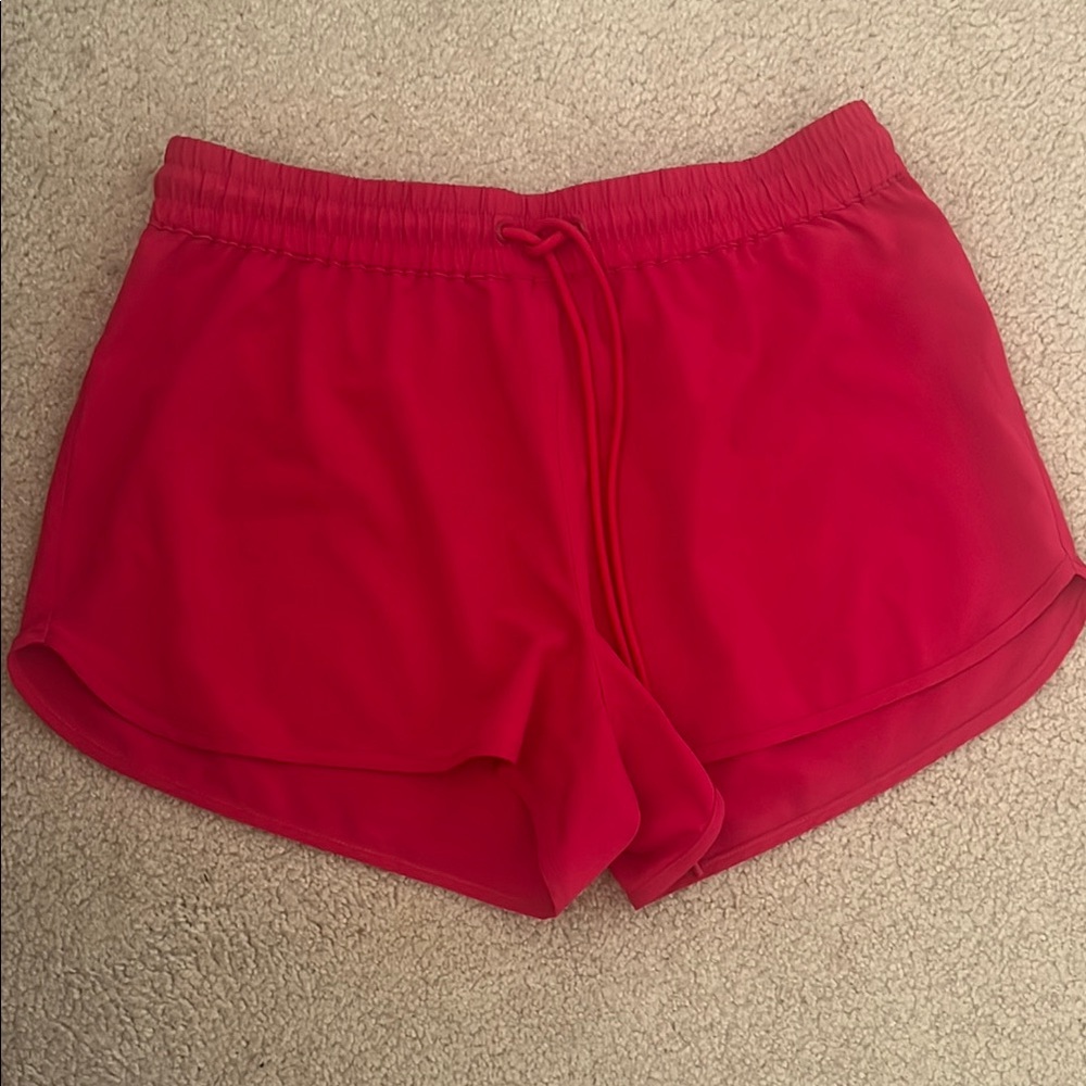 TNA Pink Running Shorts with Drawstring